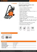 Aspiradora sopladora plástica 12 Gln Sólidos/Líquidos Truper - Imagen 6