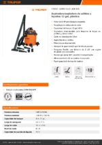 Aspiradora sopladora plástica 12 Gln Sólidos/Líquidos Truper - Imagen 7