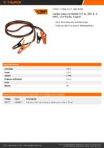 Cables para Incio de Baterías Truper - Imagen 2