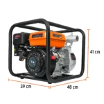 Motobomba autocebante 2" x 2" a gasolina 7 HP, Truper - Imagen 4