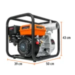 Motobomba autocebante 3" x 3" a gasolina 7 HP, Truper - Imagen 4