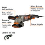 Pulidora industrial de 4 1/2" Truper - Imagen 2