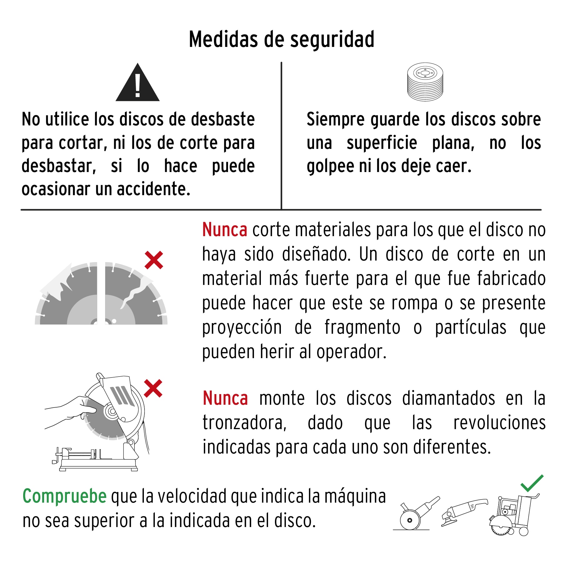 Disco diamantado continuo 4-1-2 3