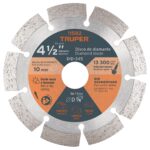 Disco diamantado segmentado 4 1/2" Truper