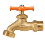 Llave para jardín con terminal para manguera